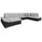Γωνιακός καναπές Αριστερή Γωνία Art Maison Armonk - Gray Black (345x205x76εκ)