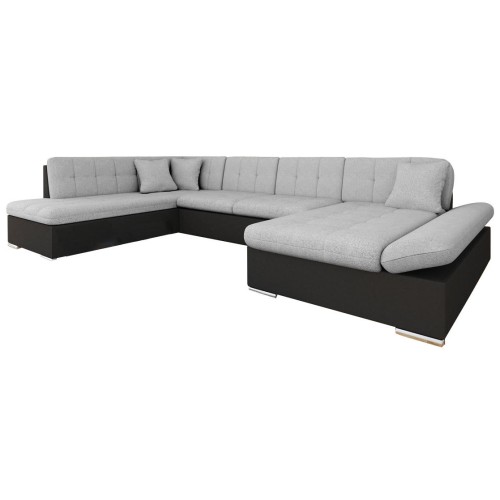 Γωνιακός καναπές Δεξιά Γωνία Art Maison Armonk - Gray Black (345x205x76εκ)