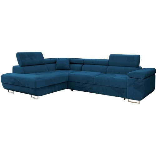 Γωνιακός καναπές Αριστερή Γωνία Art Maison Angola - Blue (274x203x87εκ)