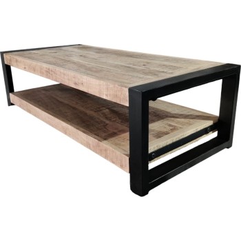 ΤΡΑΠΕΖΑΚΙ ΣΑΛΟΝΙΟΥ ART MAISON LOMOND - NATURAL BLACK (100x45x30εκ.)