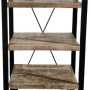 ΒΙΒΛΙΟΘΗΚΗ ART MAISON BAKERSFIELD - NATURAL BLACK (80x45x185εκ.)