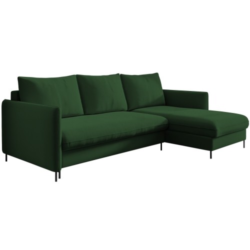 Γωνιακός καναπές Δεξιά Γωνία Art Maison Aquebogue - Green (216x145x95εκ) 