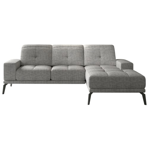 Γωνιακός καναπές Δεξιά Γωνία Art Maison Argyle - Light Gray (265x175x77εκ)