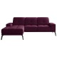 Γωνιακός καναπές Αριστερή Γωνία Art Maison Argyle - Purple (265x175x77εκ)