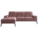 Γωνιακός καναπές Αριστερή Γωνία Art Maison Argyle - Pink (265x175x77εκ)