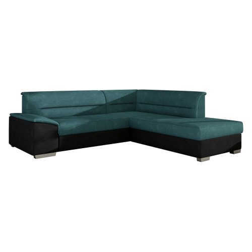 Γωνιακός καναπές Δεξιά Γωνία Art Maison Altona - Black Petrol (265x208x87εκ)