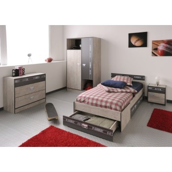 ΚΟΜΟΔΙΝΟ ART MAISON TELEMARK - NATURAL GREY (40x28x45εκ.)