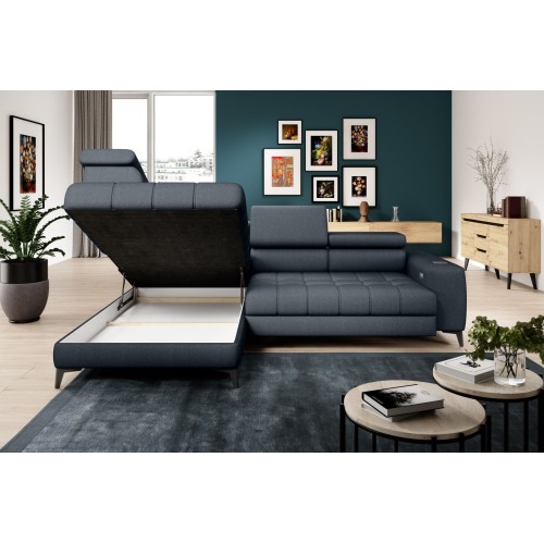 Γωνιακός καναπές Δεξιά Γωνία Art Maison Altamont - Gray (280x196x100εκ)