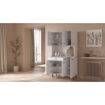 ΕΠΙΠΛΟ ΚΟΥΖΙΝΑΣ ART MAISON AVENAL - WHITE (101x42,3x185,3εκ.)