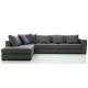 Γωνιακός καναπές Δεξιά Γωνία Art Maison Akron - Light Gray (270x210x90cm)
