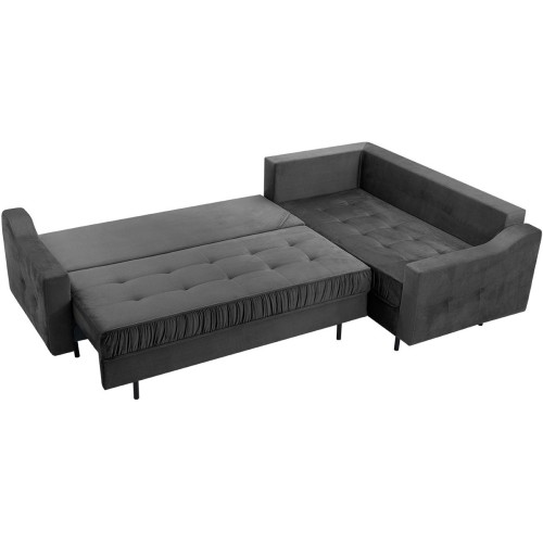 Γωνιακός καναπές Δεξιά Γωνία Art Maison Albion - Dark Gray (289x185x105εκ)