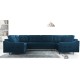 Γωνιακός καναπές Art Maison Albion - Dark Blue (365x185x105εκ)