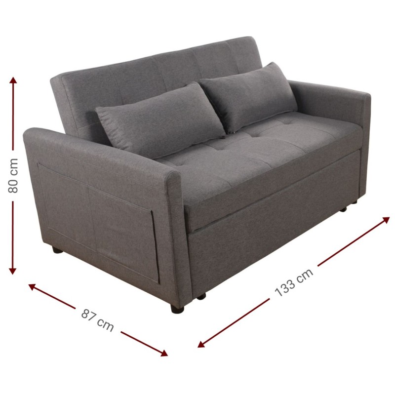 Καναπές - κρεβάτι Art Maison Vulcan -Γκρι Ανοιχτό