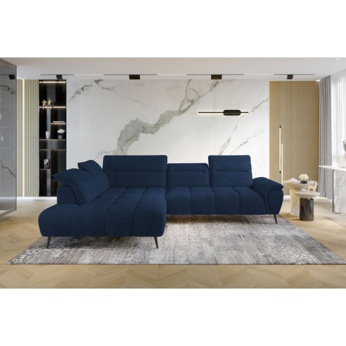 Γωνιακός καναπές Δεξιά Γωνία Art Maison Angelica - Blue (308x220x80εκ)