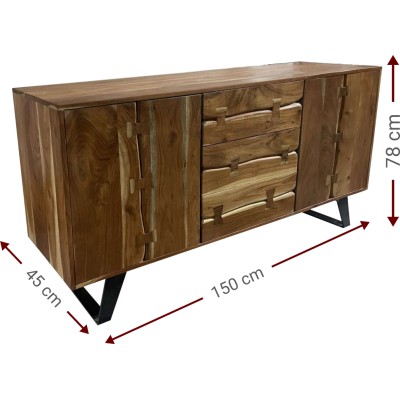 ΜΠΟΥΦΕΣ ART MAISON ALTURAS - NATURAL (150x45x78εκ.) ΜΠΟΥΦΕΣ ART MAISON ALTURAS - NATURAL (150x45x78εκ.)