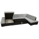 Γωνιακός καναπές Αριστερή Γωνία Art Maison Armonk - Gray Black (345x205x76εκ)