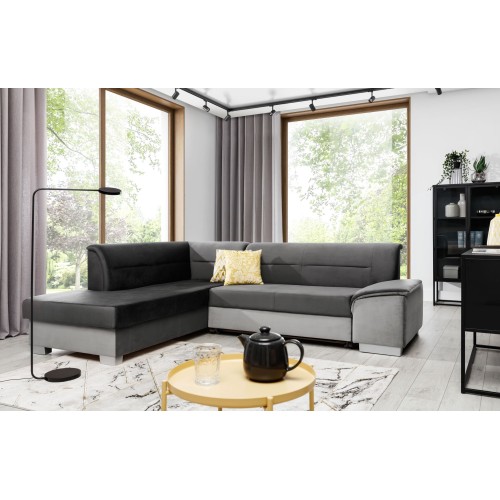Γωνιακός καναπές Αριστερή Γωνία Art Maison Altona - Dark Gray (265x208x87εκ)