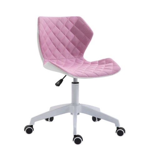 Καρέκλα Γραφείου Art Maison Smorumnedre - Pink White (48X50X79/91εκ.)