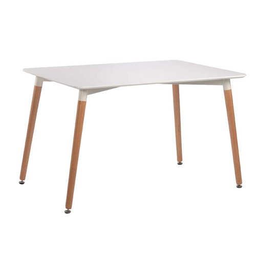 Τραπέζι Art Maison Ringsted - White Natural (120x80x72εκ)