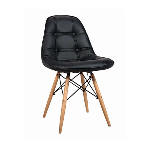 Καρέκλα Σετ 4 Τεμαχίων Art Maison Olstykke - Black Pu (46X51X82εκ)