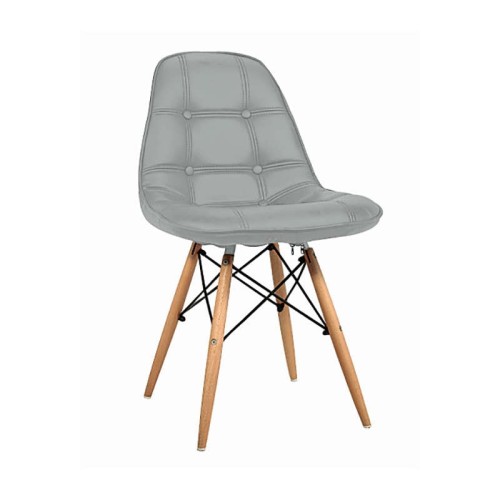 Καρέκλα Σετ 4 Τεμαχίων Art Maison Olstykke - Gray Pu (46X51X82εκ)