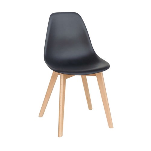 Καρέκλα 4 Τεμαχίων Art Maison Kalundborg - Black Natural (46x53x81εκ)