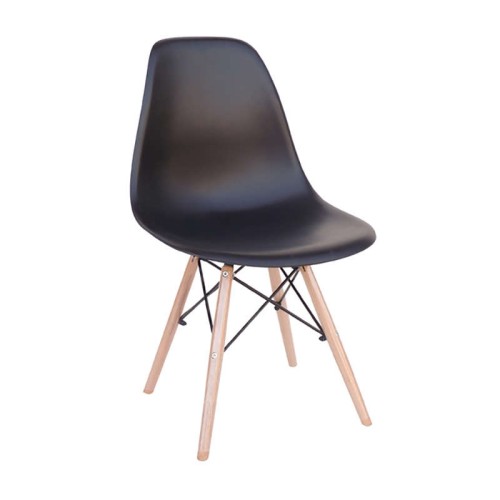 Καρέκλα 4 Τεμαχίων Art Maison Kalundborg - Black Natural (46x55x81εκ)