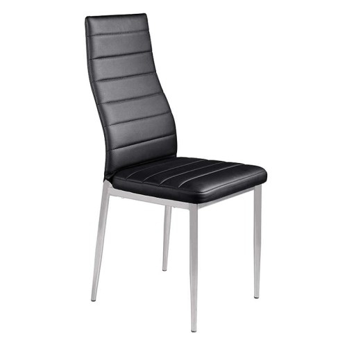 Καρέκλα Σετ 6 Τεμαχίων Art Maison Frederikshavn - Black Pu (42x50x95εκ.)