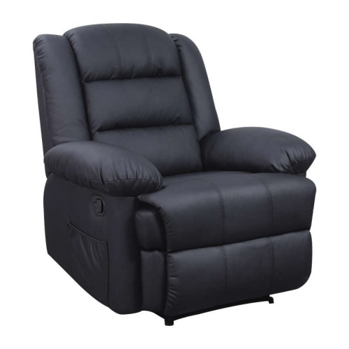 Πολυθρόνα Relax Art Maison Taastrup - Black PU (90Χ93Χ100cm)