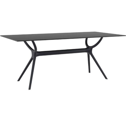 Τραπέζι Art Maison Frederikssund - Black (180x90x74εκ.)