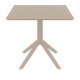 Τραπέζι Art Maison Strand - Taupe (80x80x74εκ)