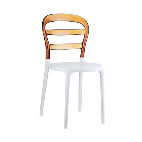 Καρέκλα Art Maison Hundested - White Brown (42x50x85εκ.)