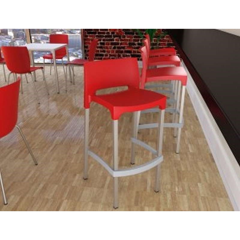 Σκαμπό Μπαρ Art Maison Kjellerup - Red (39x45x96εκ.) Σκαμπό Μπαρ Art Maison Kjellerup - Red (39x45x96εκ.)