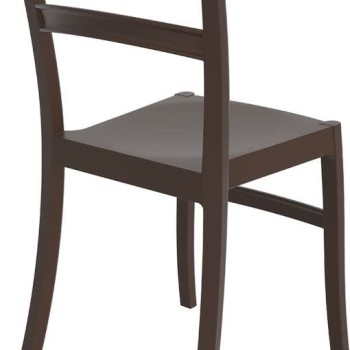 Καρέκλα Art Maison Struer - Dark Brown (45x51x85εκ.)
