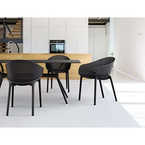 Τραπέζι Art Maison Frederikssund - Black (180x90x74εκ.)