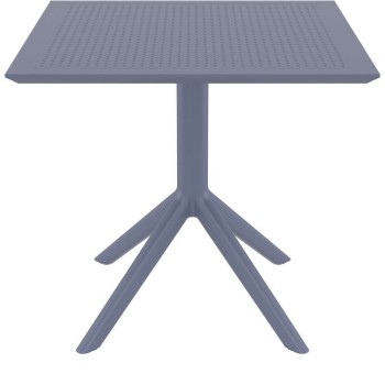 Τραπέζι Art Maison Strand - Dark Gray (80x80x74εκ)