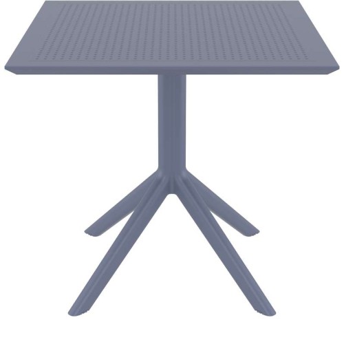 Τραπέζι Art Maison Strand - Dark Gray (80x80x74εκ)