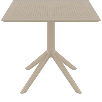 Τραπέζι Art Maison Strand - Taupe (80x80x74εκ)