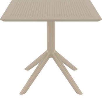 Τραπέζι Art Maison Strand - Taupe (80x80x74εκ)