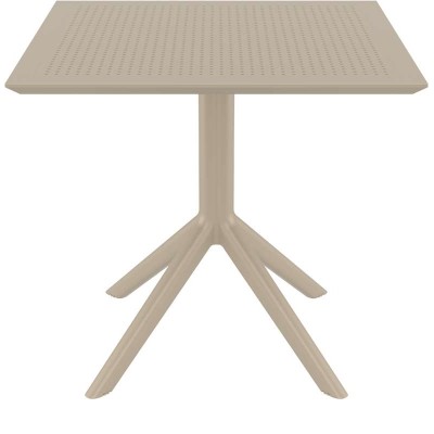 Τραπέζι Art Maison Strand - Taupe (80x80x74εκ)