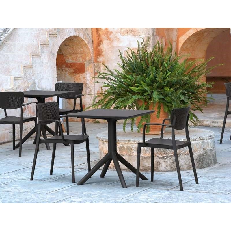 Τραπέζι Art Maison Strand - Black (70x70x74εκ) Τραπέζι Art Maison Strand - Black (70x70x74εκ)
