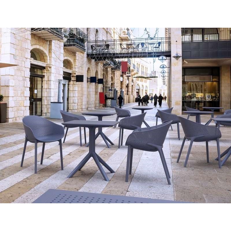 Τραπέζι Art Maison Strand - Dark Gray (70x70x74εκ) Τραπέζι Art Maison Strand - Dark Gray (70x70x74εκ)