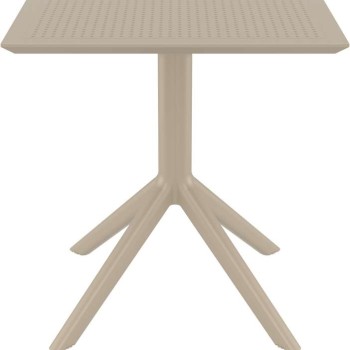 Τραπέζι Art Maison Strand - Taupe (70x70x74εκ)