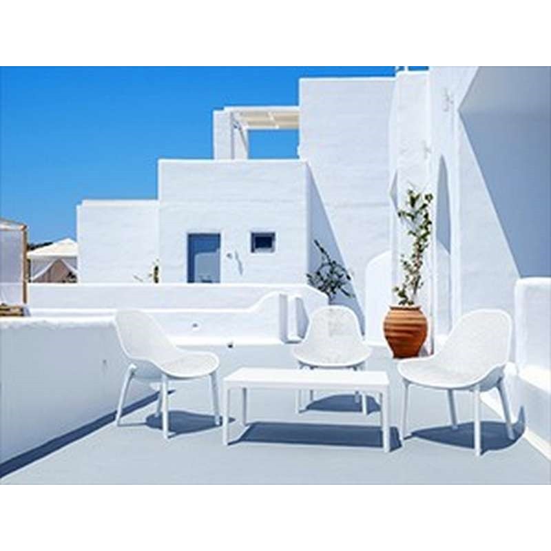 Τραπέζι Art Maison Strand - White (100x60x40εκ)