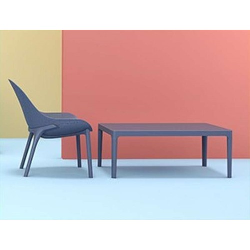 Τραπέζι Art Maison Strand - Dark Gray (100x60x40εκ)