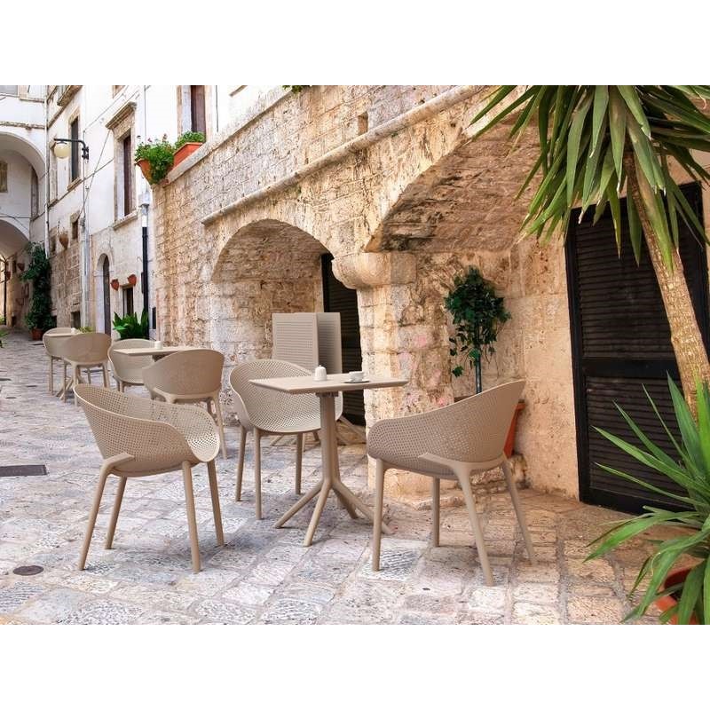 Τραπέζι Art Maison Strand - Taupe (60x60x74εκ) Τραπέζι Art Maison Strand - Taupe (60x60x74εκ)