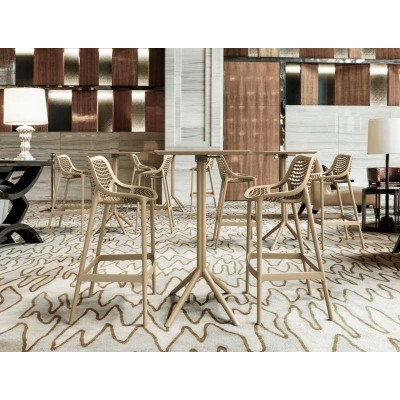 Τραπέζι Μπαρ Art Maison Strand -Taupe (60x60x108εκ) Τραπέζι Μπαρ Art Maison Strand -Taupe (60x60x108εκ)