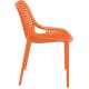 Καρέκλα 4 Τεμάχια Art Maison Frederikssund - Orange (50Χ60Χ82εκ.)