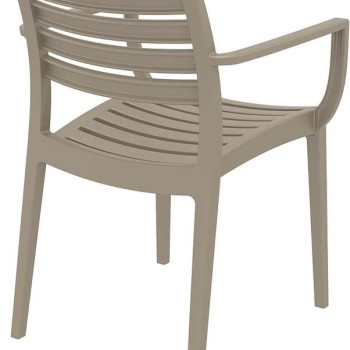 ΠΟΛΥΘΡΟΝΑ ART MAISON ALPHA TAUPE ΠΟΛ/ΝΙΟΥ-58Χ58Χ82εκ.