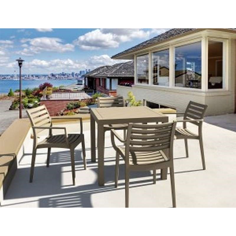 ΠΟΛΥΘΡΟΝΑ ART MAISON ALPHA TAUPE ΠΟΛ/ΝΙΟΥ-58Χ58Χ82εκ.